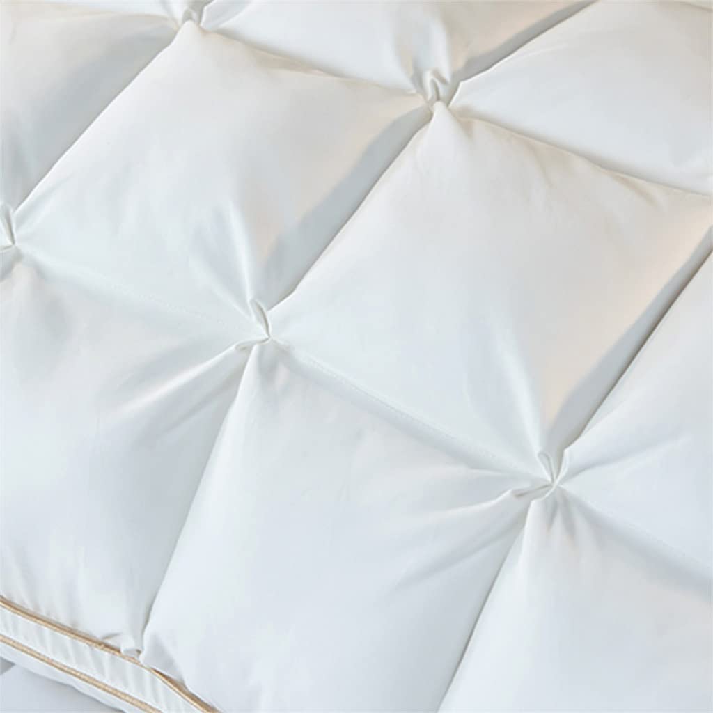 LIJSFGRX Natural Down Bed Pillow with Cotton Cover