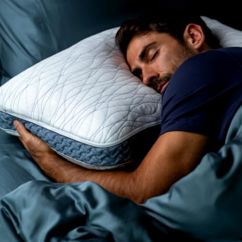 LUXOME LAYR Adjustable Memory Foam Pillow with Cooling Cover