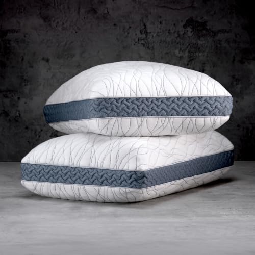 LUXOME LAYR Adjustable Memory Foam Pillow with Cooling Cover