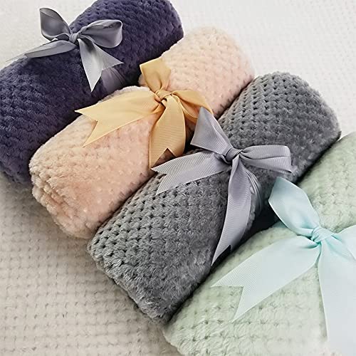 Soft Flannel Fleece Throw Blanket for Sofa and Bed