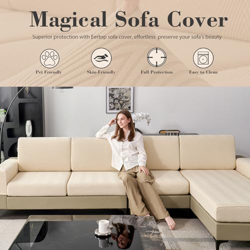 Eertop Couch Covers for Everyday Sofa Protection