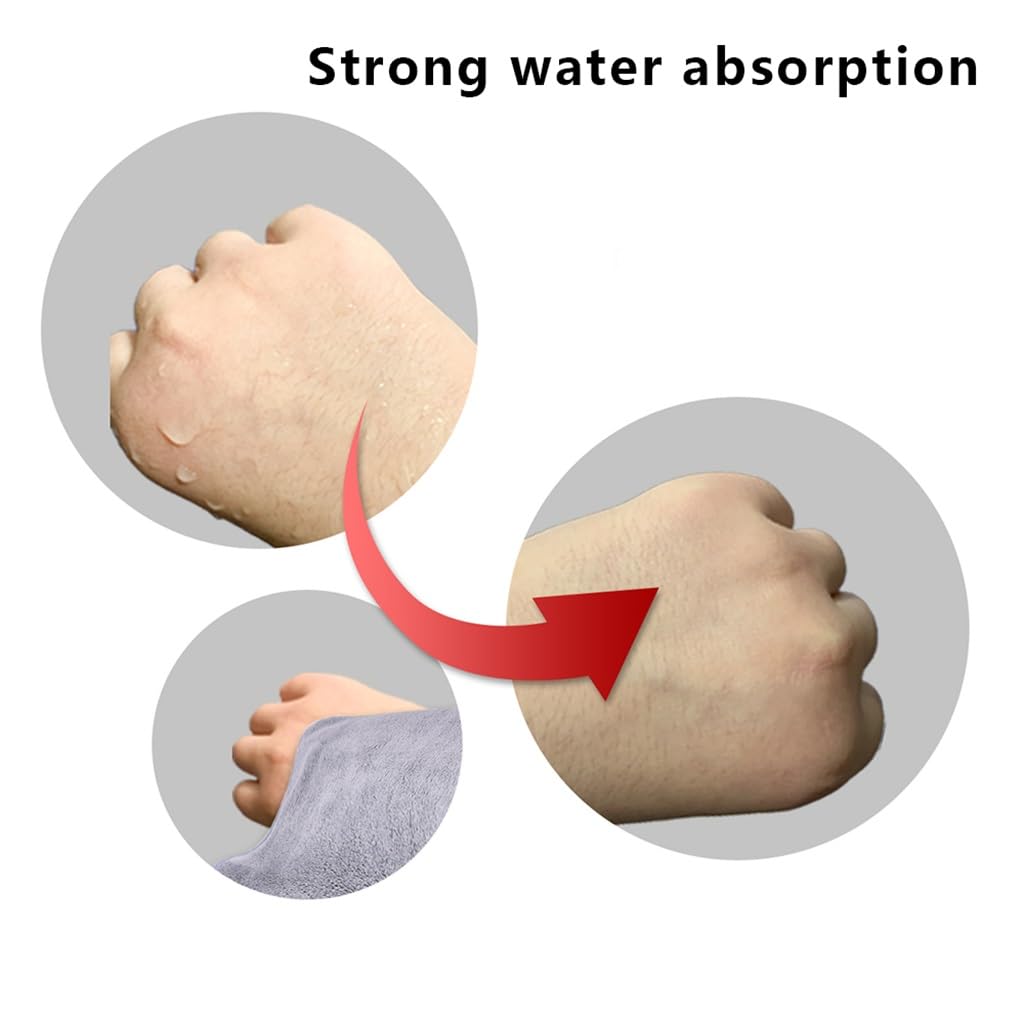 HBJWOV Super Soft Quick-Dry Microfiber Bath Towel Set