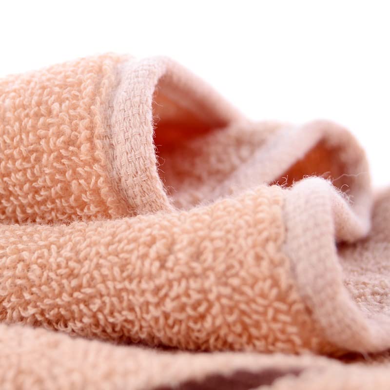 Three-Stripe Absorbent Cotton Bath Towel Gift Set