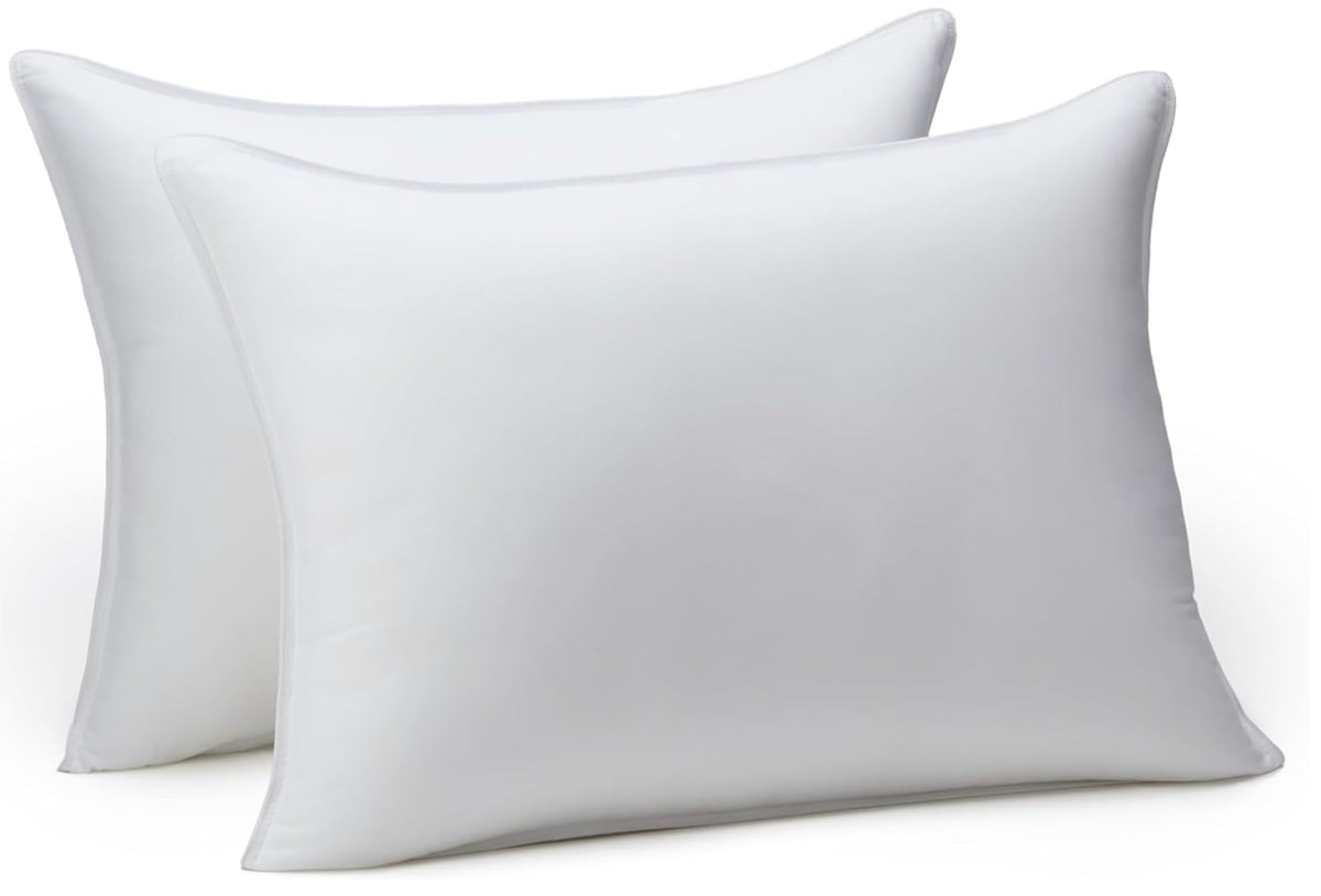 Soft Down-Alternative King Pillows, 20 x 36 in, Set of 2