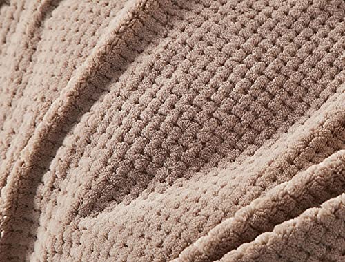 Soft Flannel Fleece Throw Blanket for Sofa and Bed