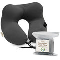 Coop Home Goods AirJustable Inflatable Travel Neck Pillow