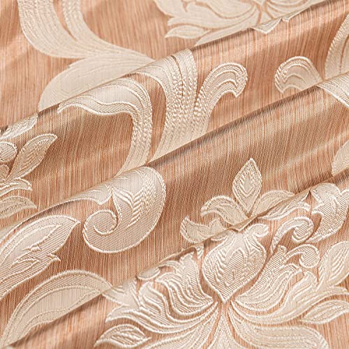 NAPEARL European Jacquard Waterfall Swag Curtain Valance