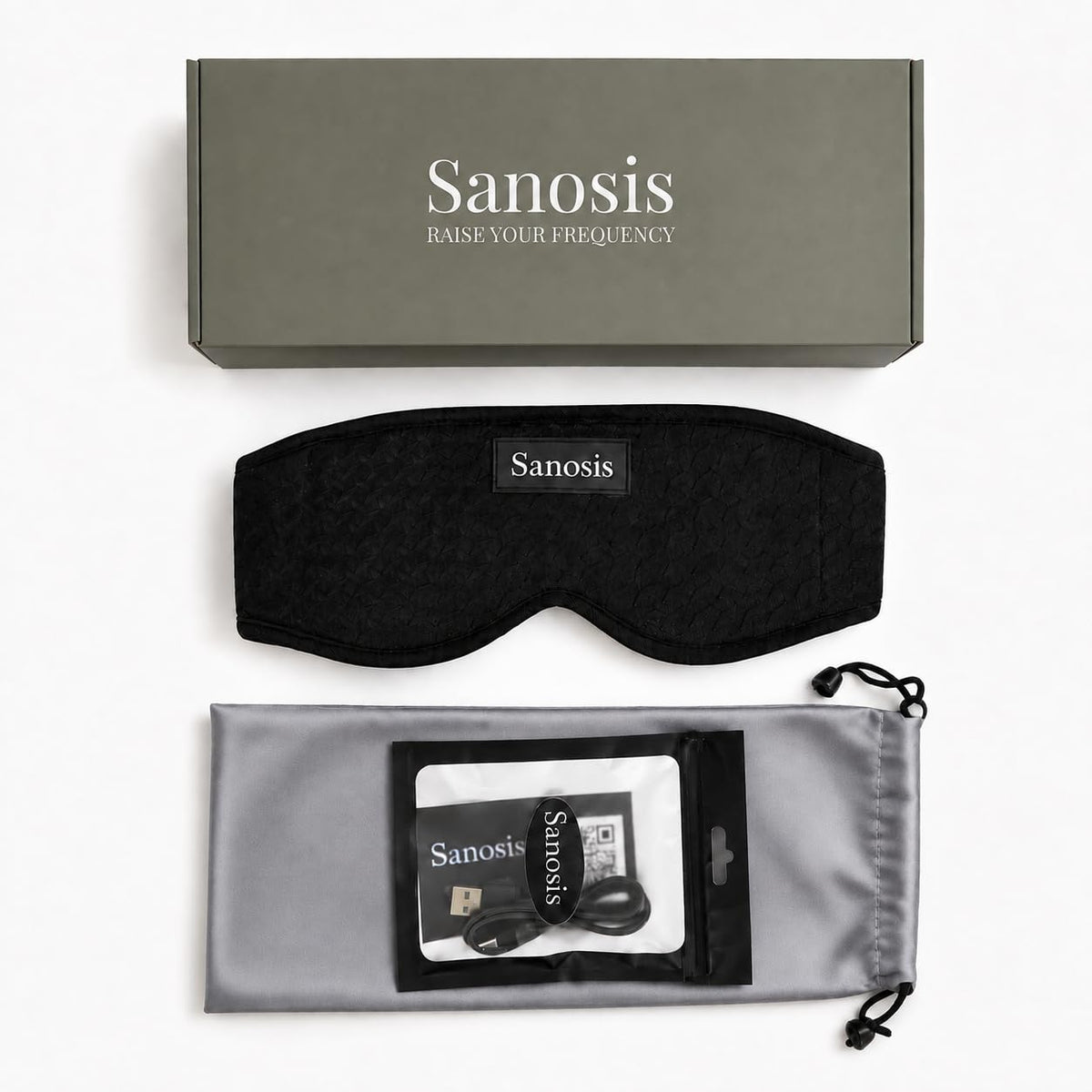 SANOSIS Guardian Bluetooth Sleep Mask with WaveShield™