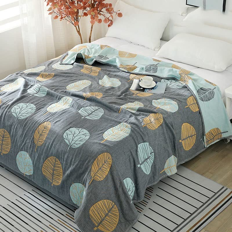 Lightweight Cotton Muslin Gauze Summer Throw Blanket