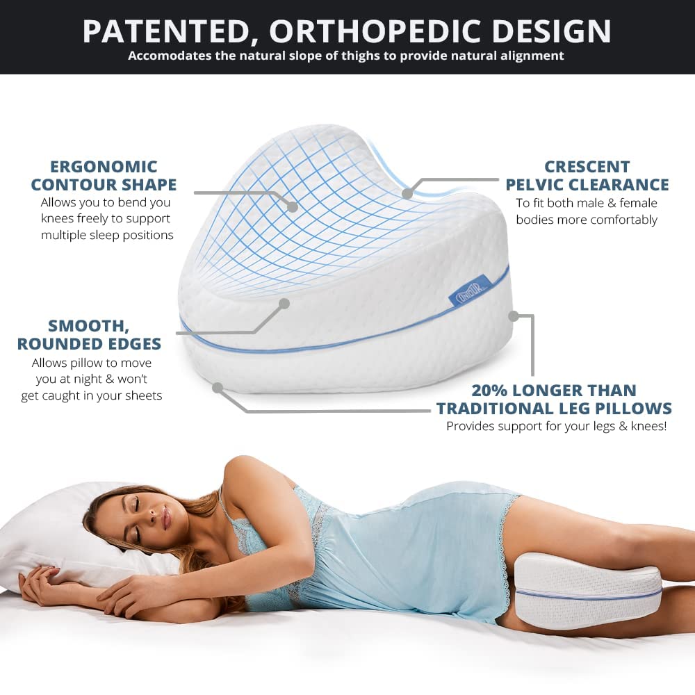 Contour Legacy Orthopedic Leg & Knee Support Foam Pillow