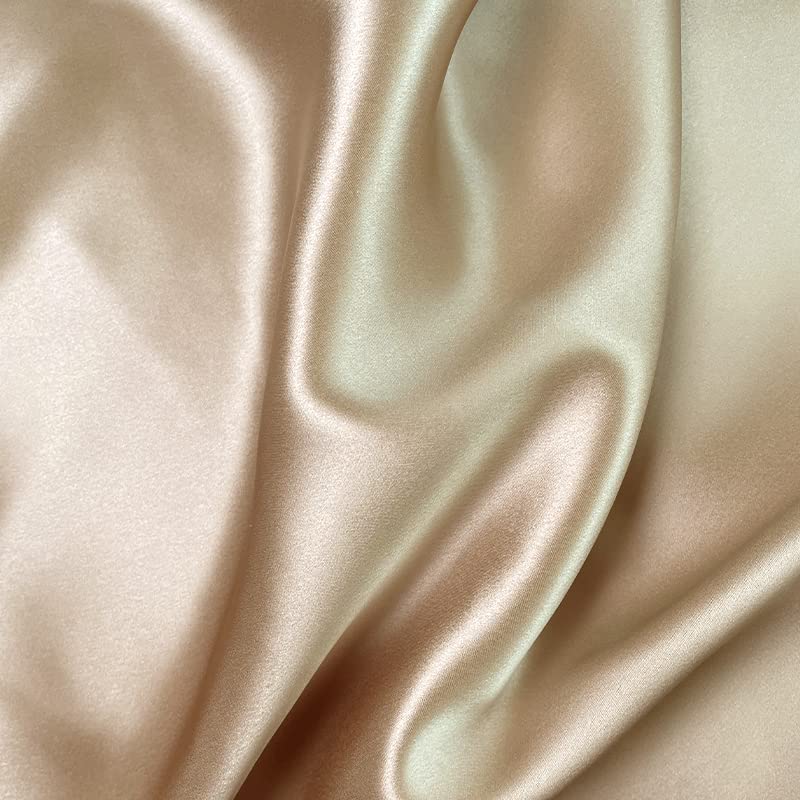 Valencia 22 Momme Mulberry Silk Pillowcase, Champagne Gold