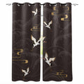 nqOlkjepod Vintage Japanese Crane & Ocean Wave Design