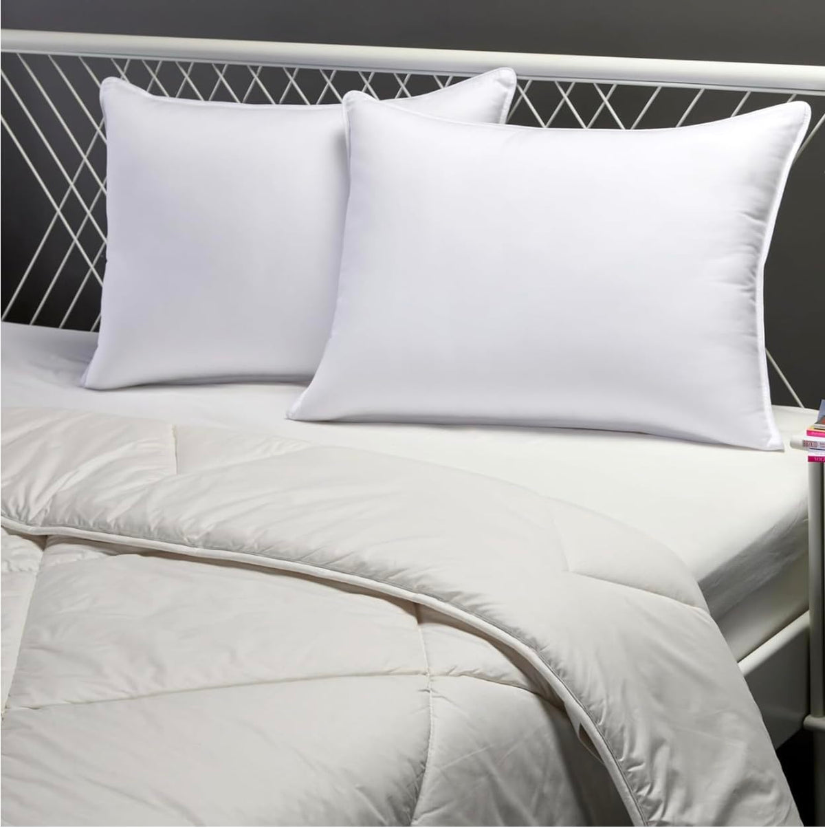 Soft Down-Alternative King Pillows, 20 x 36 in, Set of 2