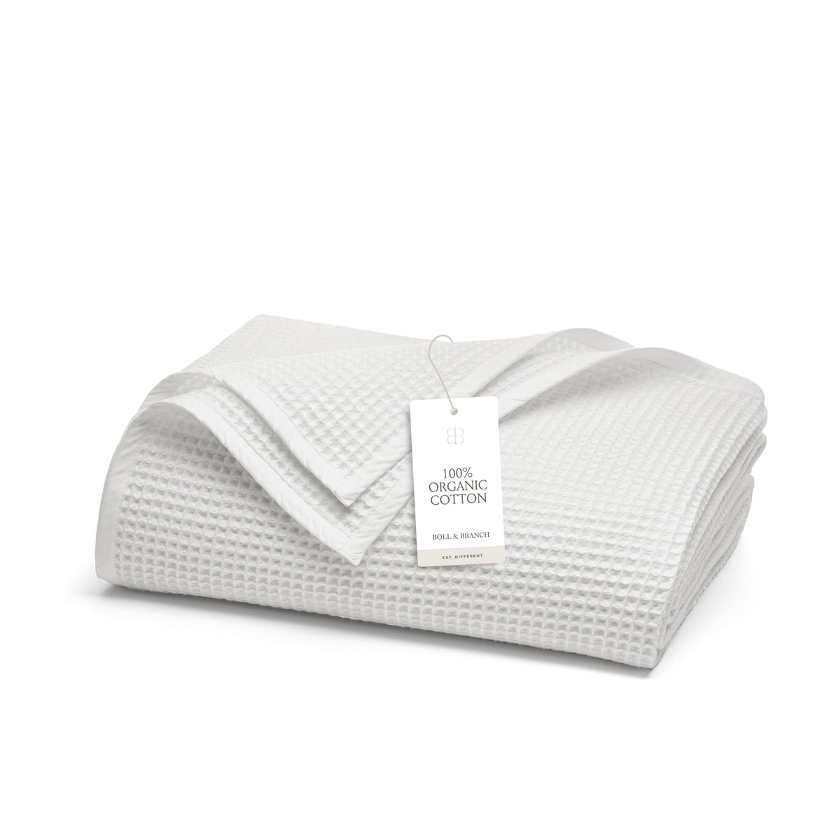 Boll & Branch 100% Organic Cotton Waffle Bed Blanket