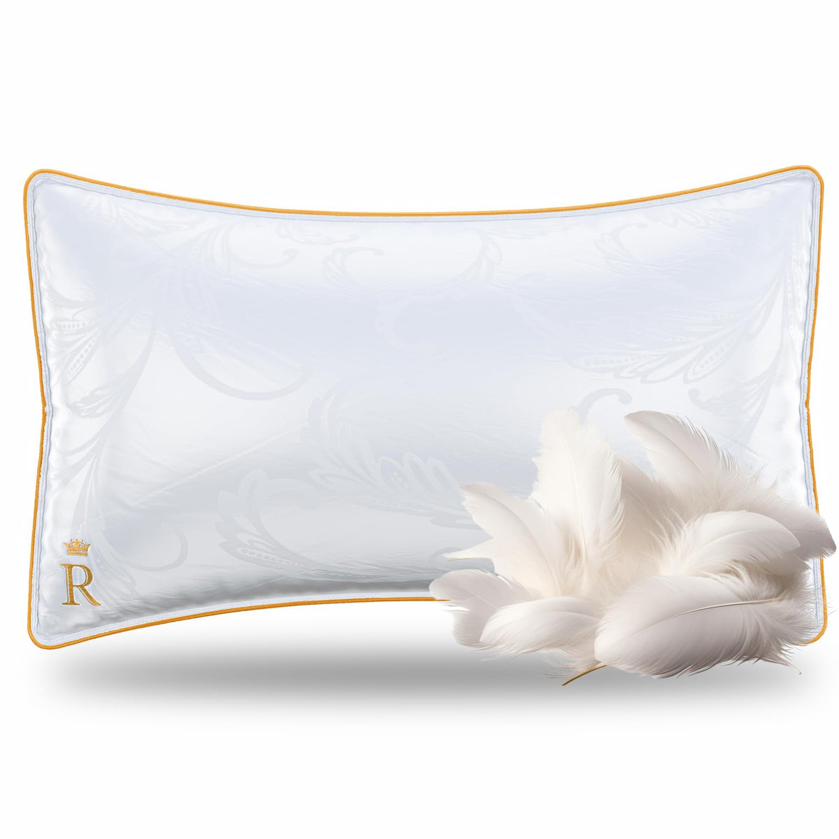 Royal Therapy Hotel-Style Goose Down Alternative Bed Pillows