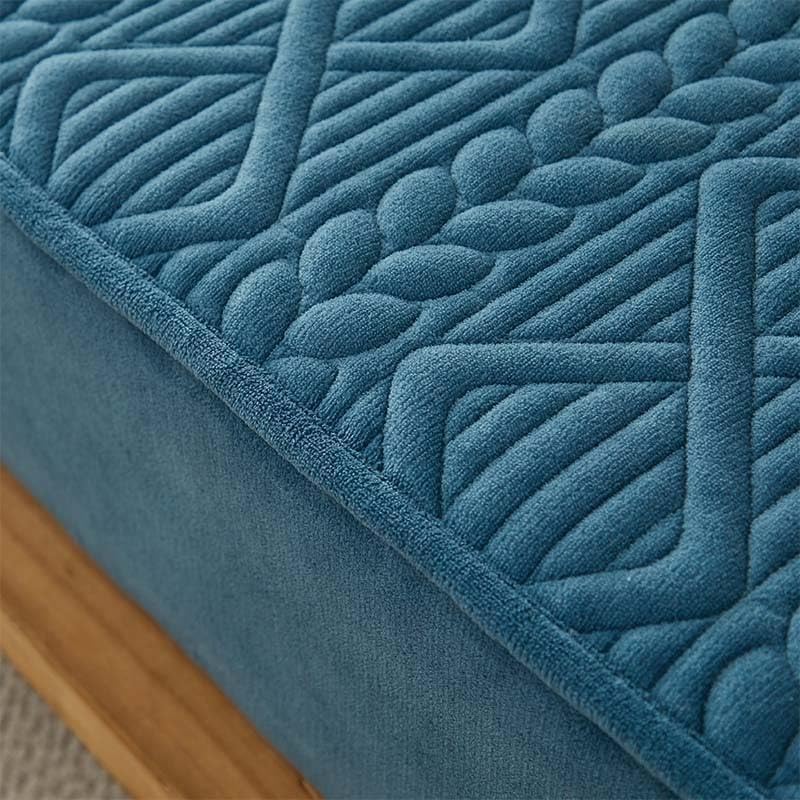 Premium Quilted Microfiber Mattress Pad with Plush Warmth