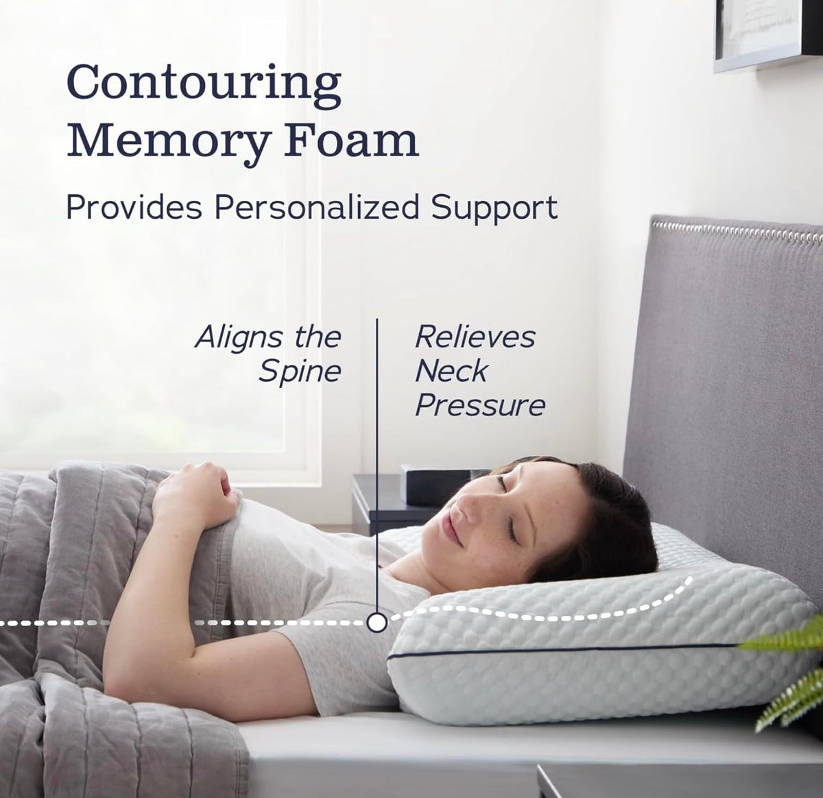 Cooling Gel Memory Foam Pillows, Standard, 2-Pack