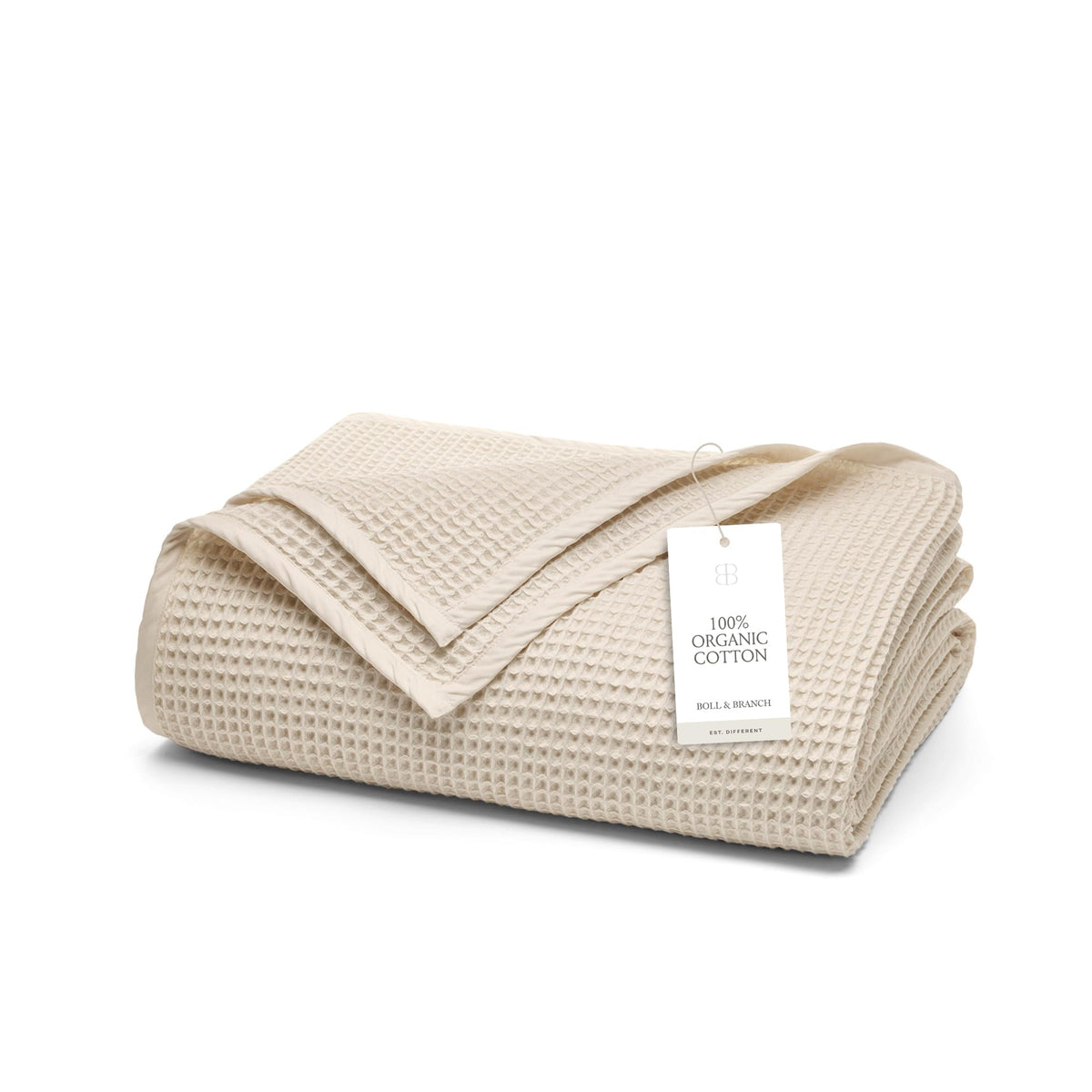 Boll & Branch 100% Organic Cotton Waffle Bed Blanket