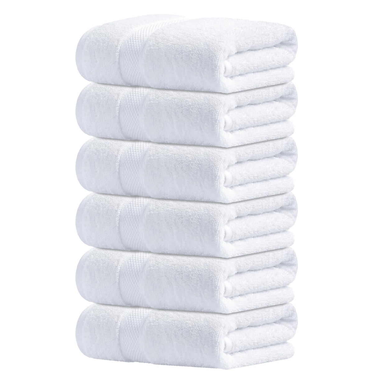 Infinitee Xclusives Ring-Spun Cotton Hand Towels, Set of 6