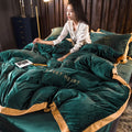 Ultra-Soft Thick Microfiber Winter Duvet Cover Set