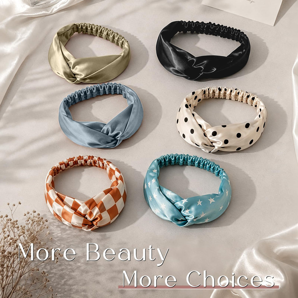 ZIMASILK Adjustable Mulberry Silk Elastic Headband
