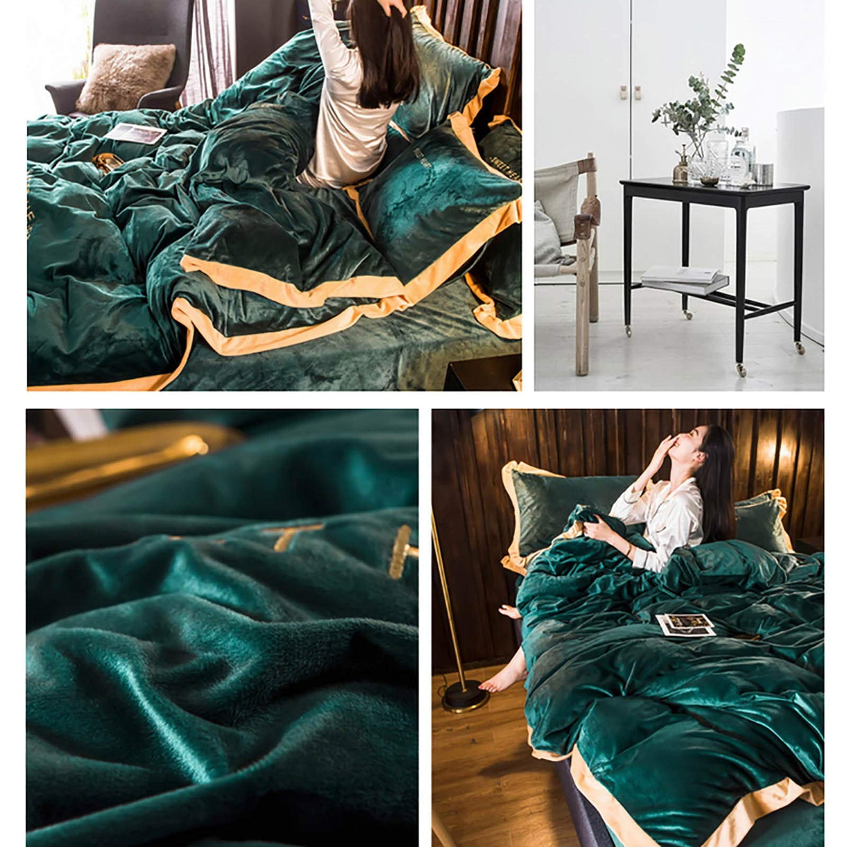 Ultra-Soft Thick Microfiber Winter Duvet Cover Set