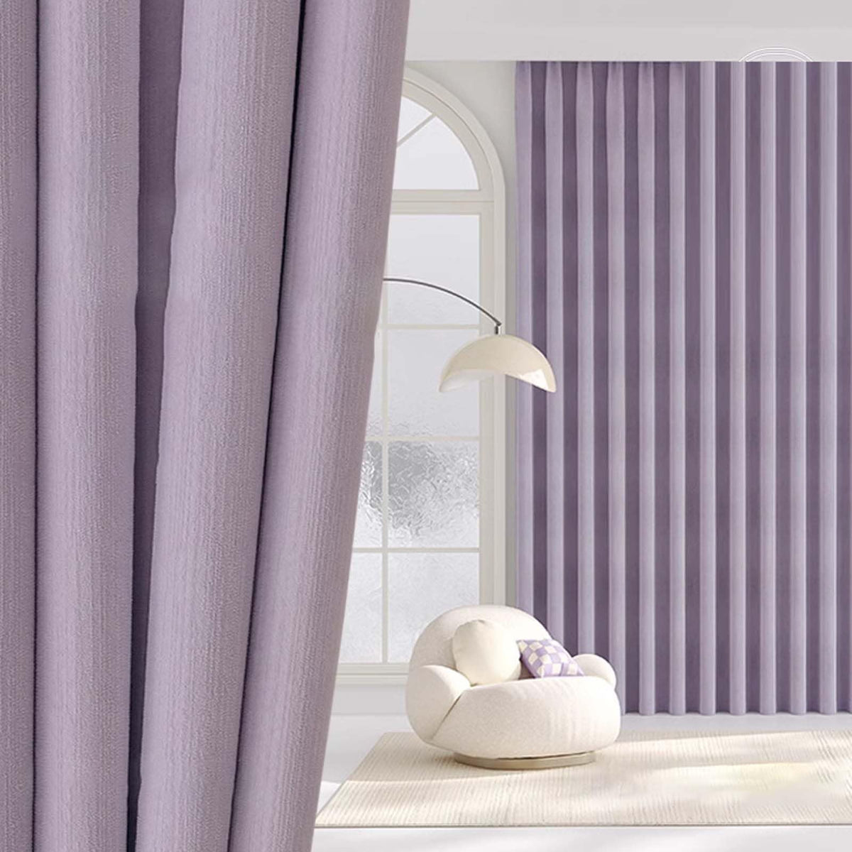 YSUEFIJO Thermal Blackout Grommet Curtains, Set of 2