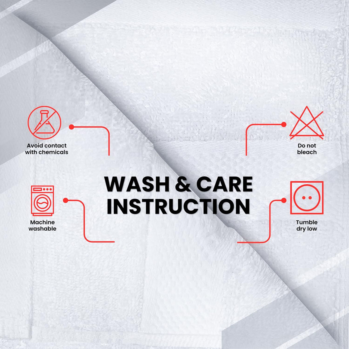 Infinitee Xclusives Ring-Spun Cotton Hand Towels, Set of 6