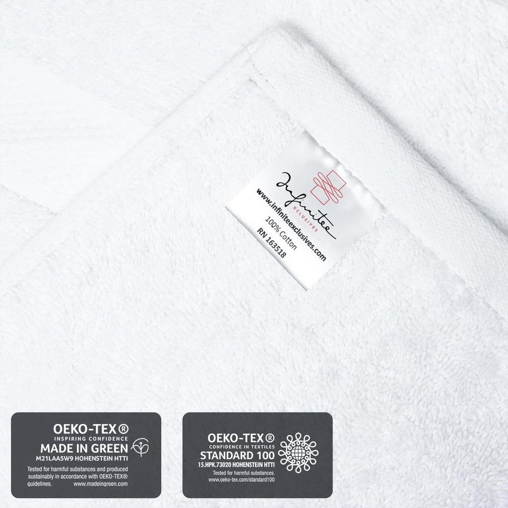 Infinitee Xclusives Ring-Spun Cotton Hand Towels, Set of 6