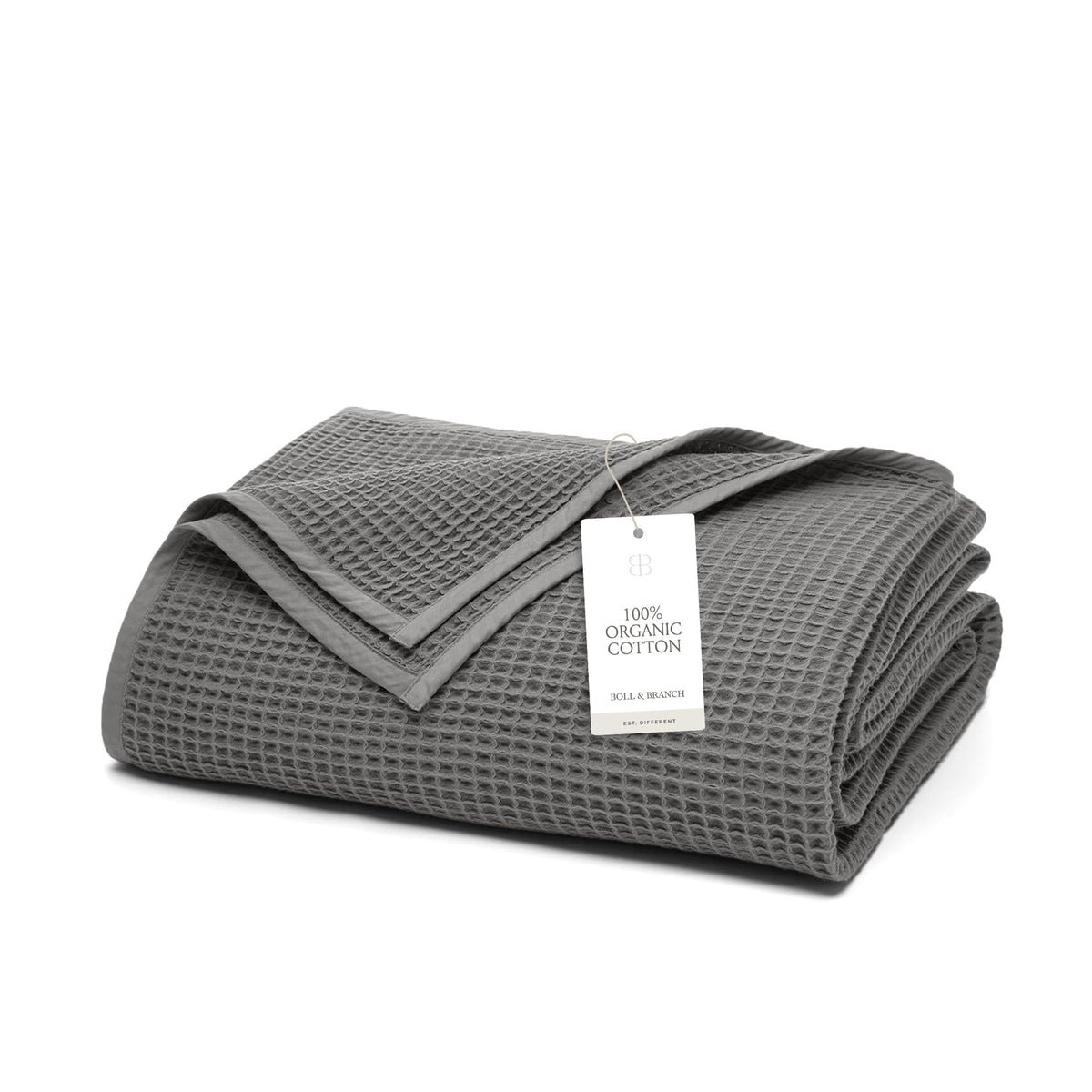 Boll & Branch 100% Organic Cotton Waffle Bed Blanket