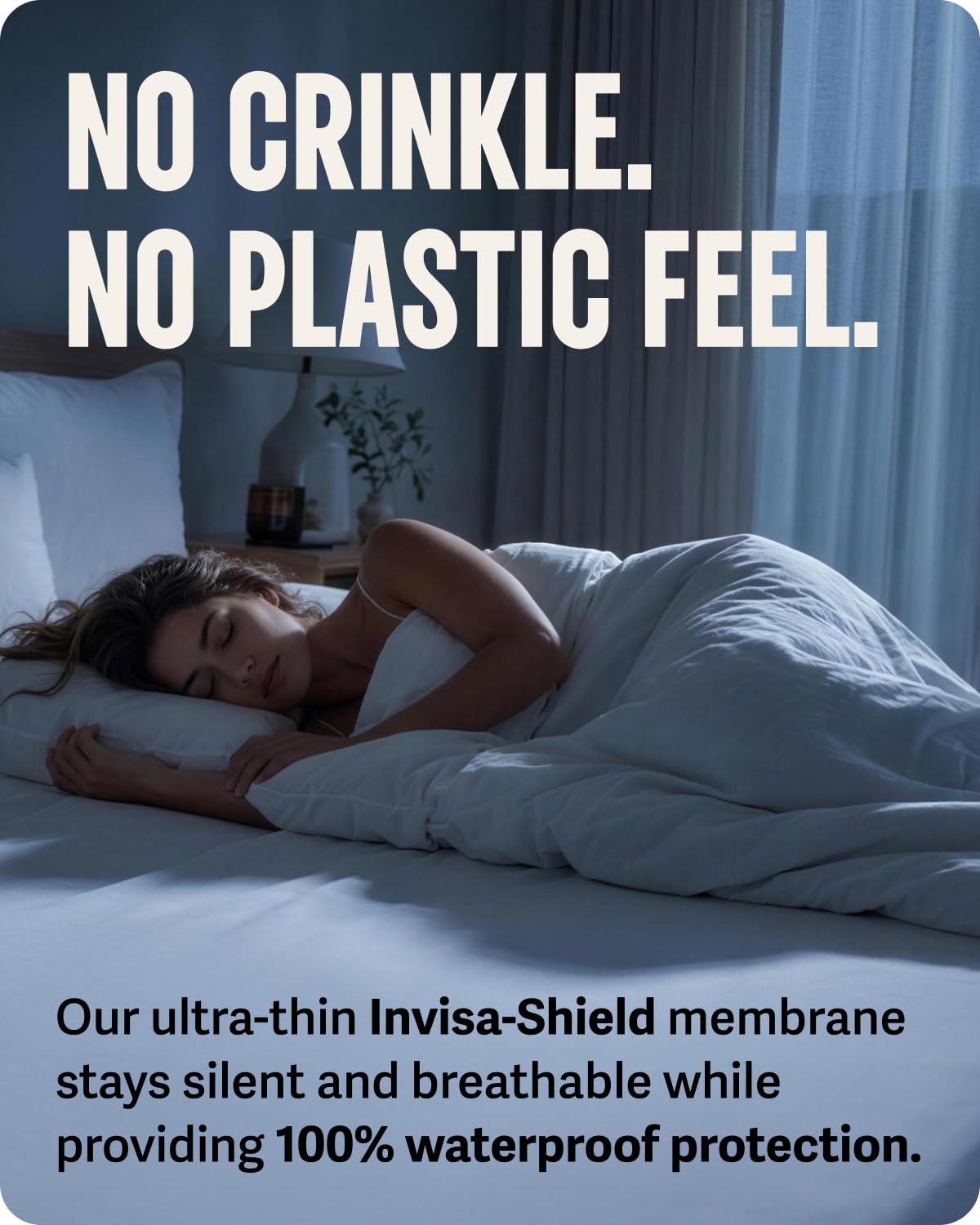 SafeRest Waterproof Mattress Protector & Bed Cover