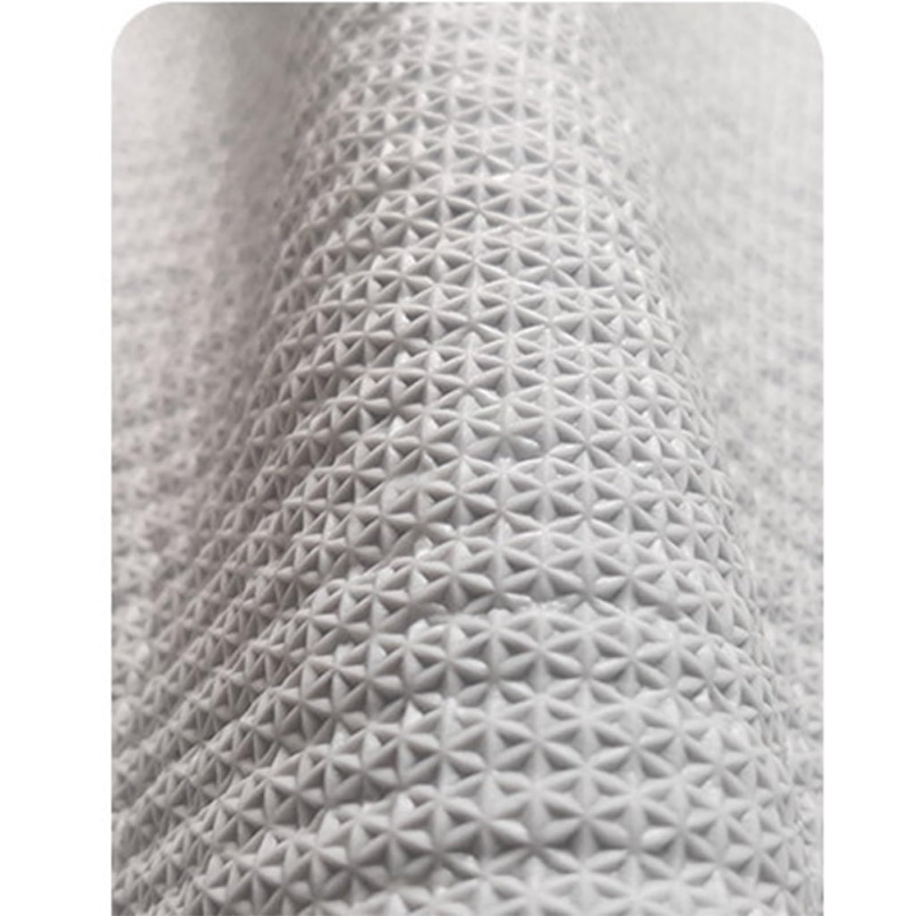 Non-Slip Oval Chenille Bathroom Rug, 1.6 x 2.6 ft