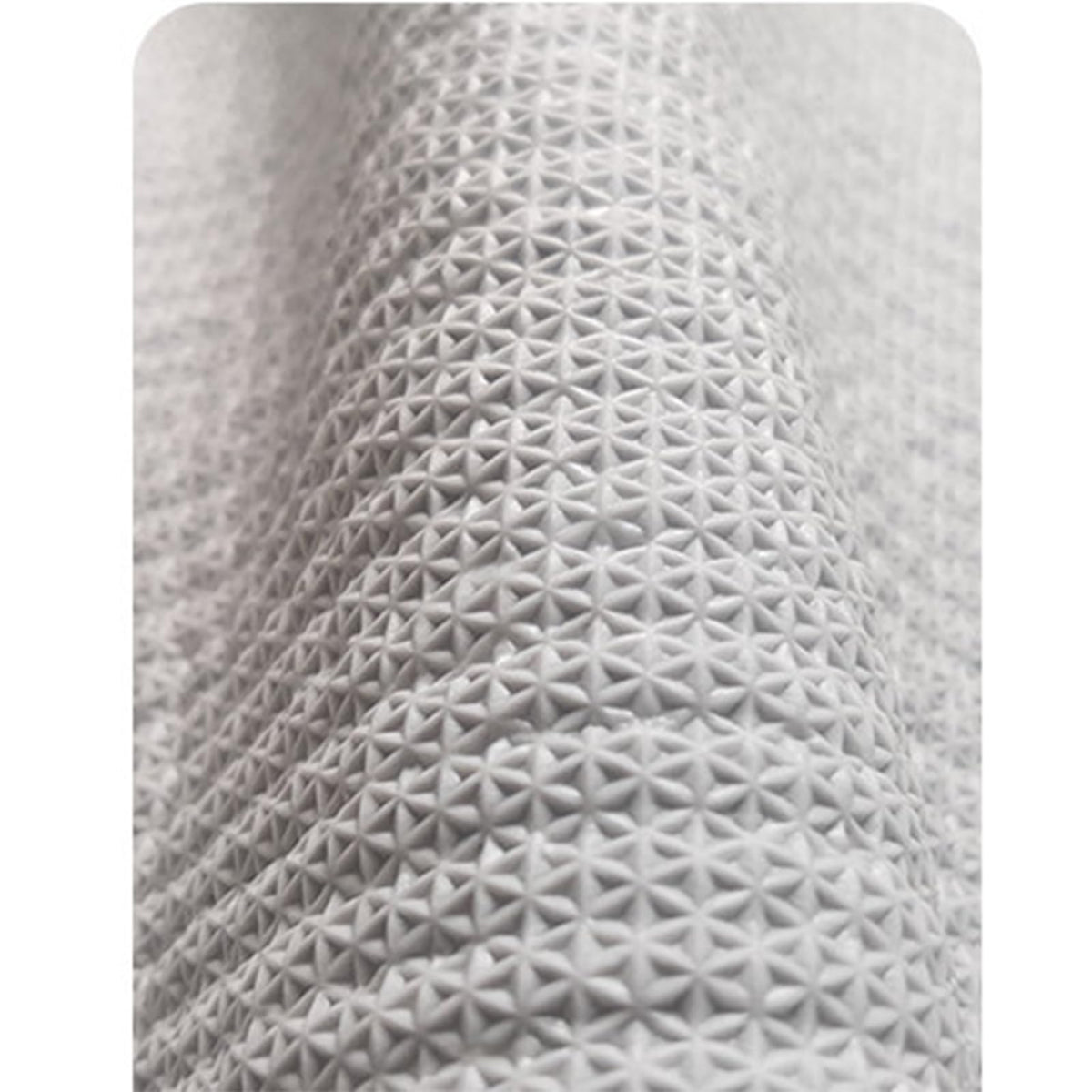 Non-Slip Oval Chenille Bathroom Rug, 1.6 x 2.6 ft