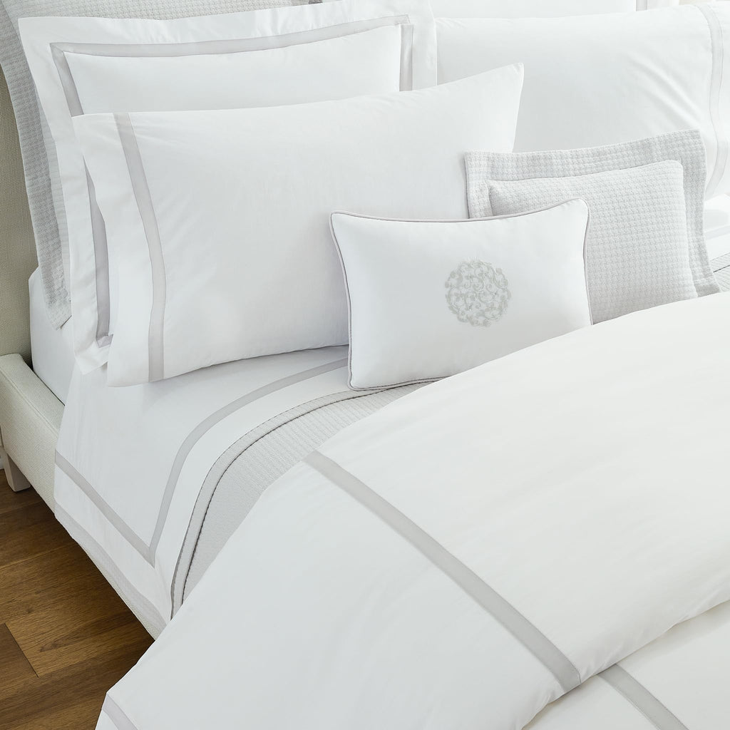 Sferra Estate Cotton Percale Queen Sheet Set, 4-Piece