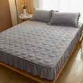 Crystal Velvet Deep-Pocket Ruffled Mattress Protector