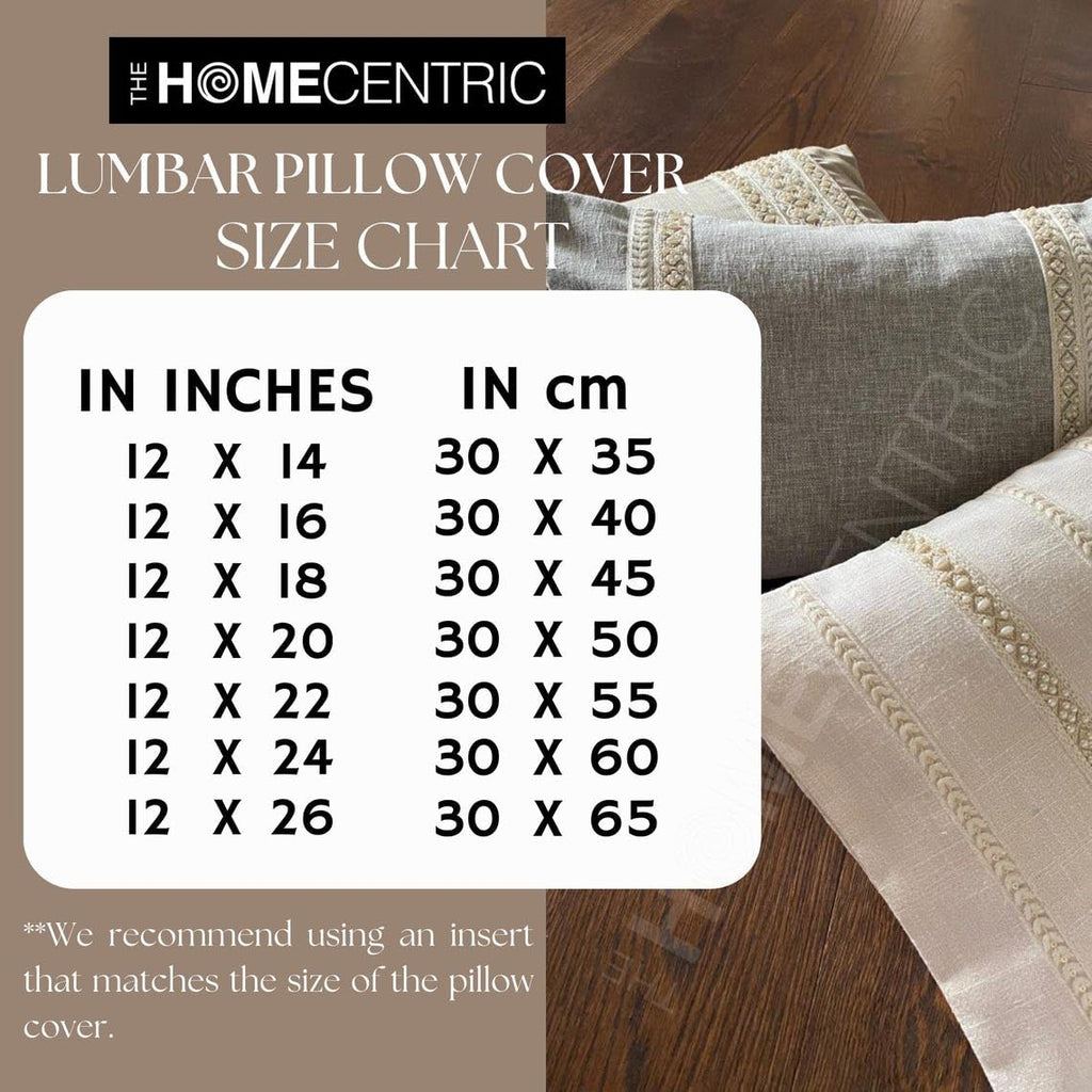 The HomeCentric Decorative Lumbar Pillow Covers