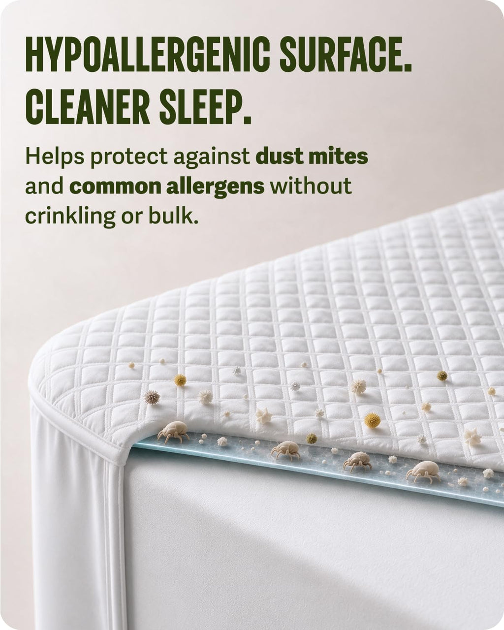 SafeRest Waterproof Mattress Protector & Bed Cover