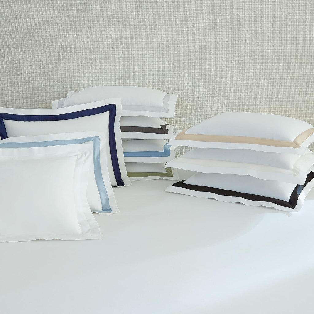 Sferra Estate Cotton Percale Queen Sheet Set, 4-Piece