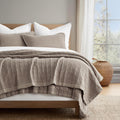 EVERGRACEHOME Stonewashed Cotton Quilt Bedding Set