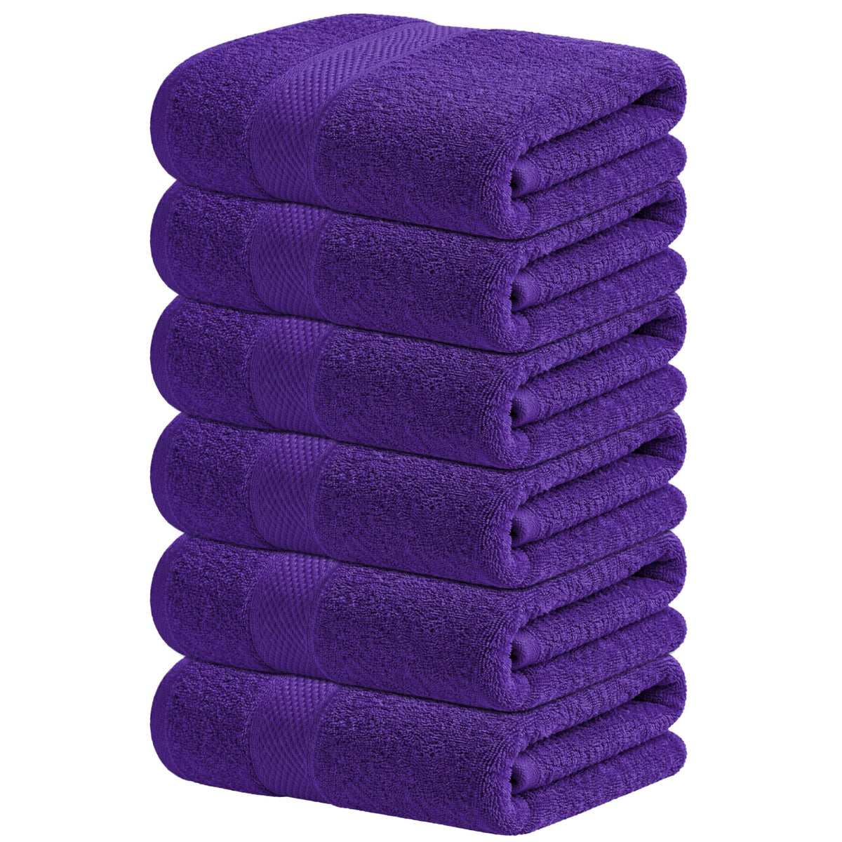 Infinitee Xclusives Ring-Spun Cotton Hand Towels, Set of 6