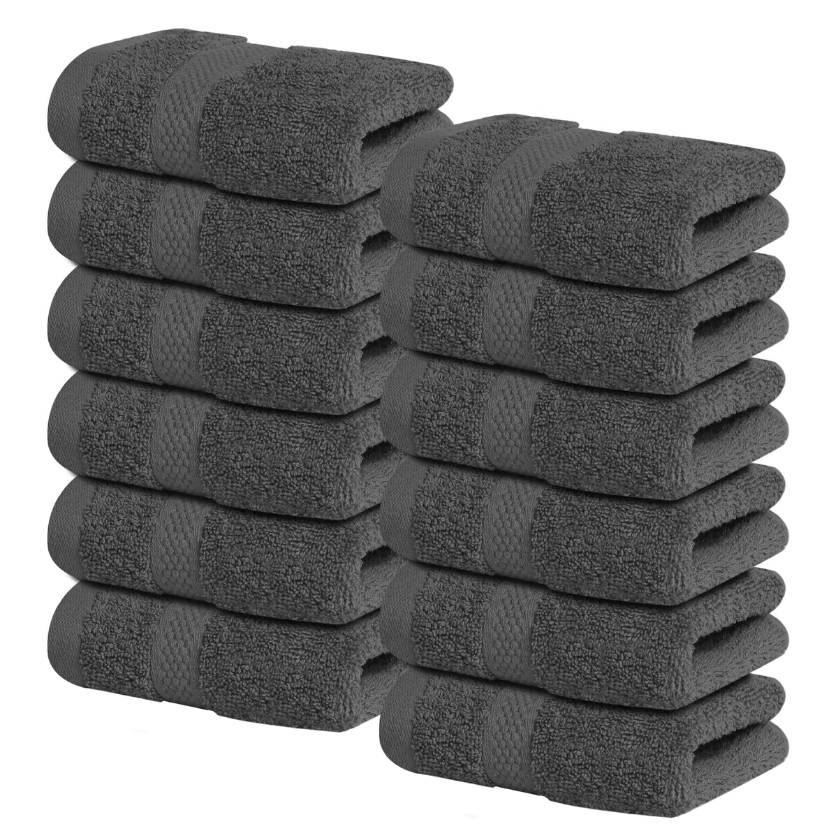 Infinitee Xclusives Ring-Spun Cotton Hand Towels, Set of 6