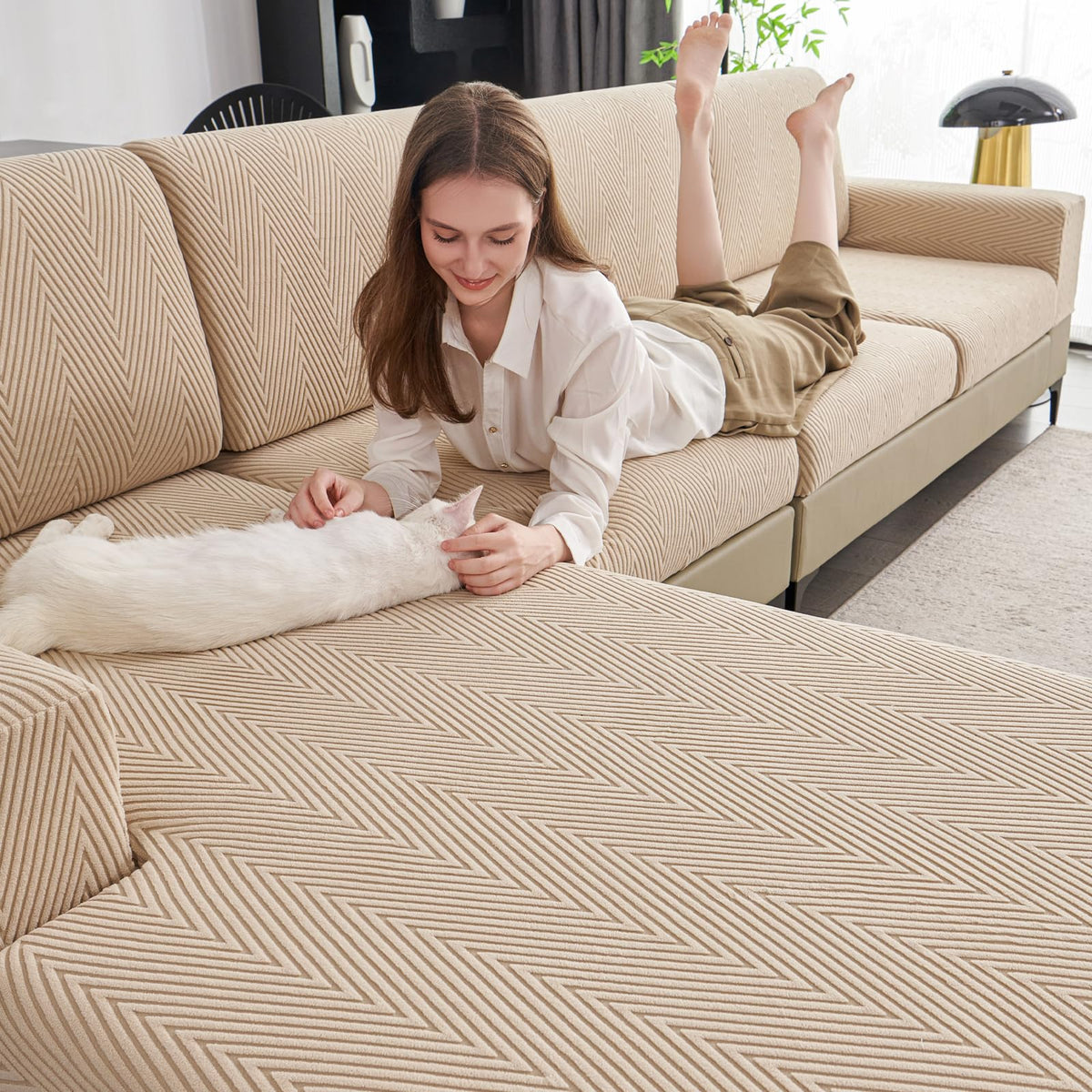 Eertop Couch Covers for Everyday Sofa Protection