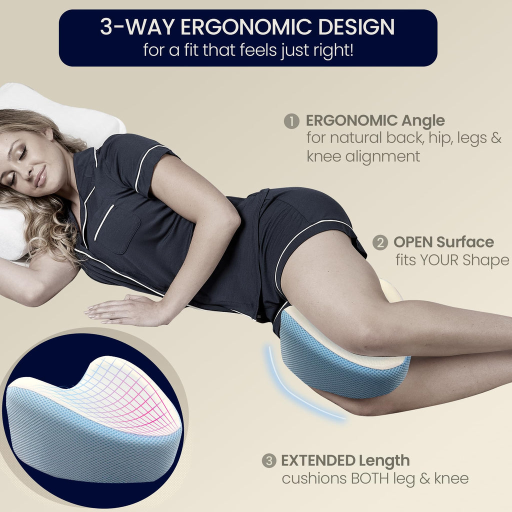 Contour Legacy Orthopedic Leg & Knee Support Foam Pillow