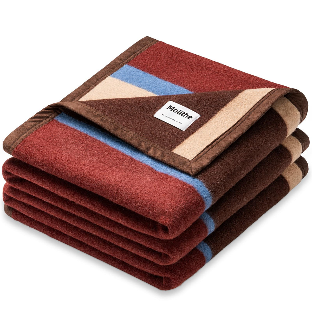 Alpaca Wool Blanket for Bedroom and Living Room