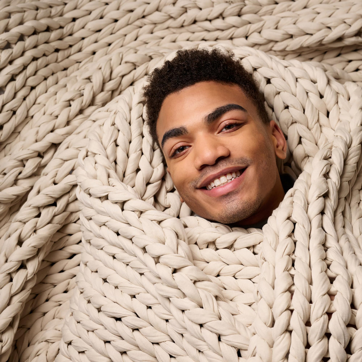 Bearaby Ocean Hugger Polyfill Weighted Blanket