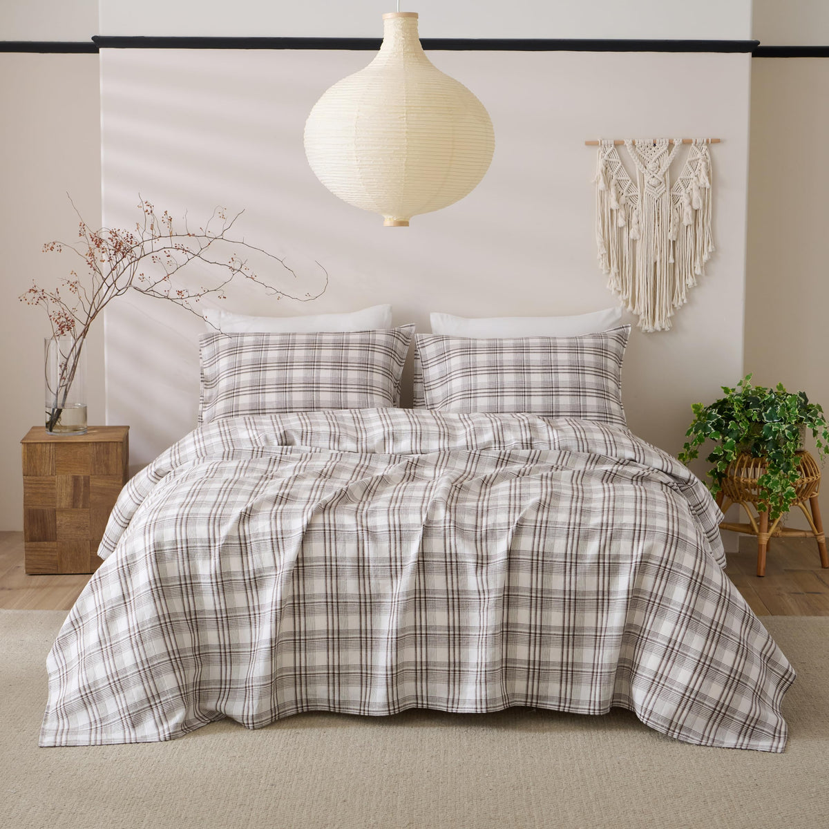 CHUFFED Linen Bed Sheet Set for Breathable Comfort