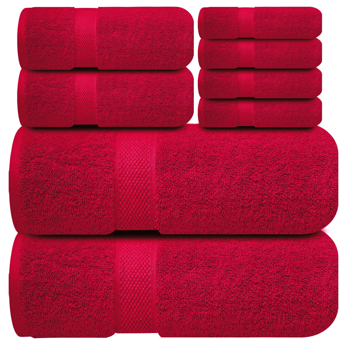 Infinitee Xclusives Ring-Spun Cotton Hand Towels, Set of 6