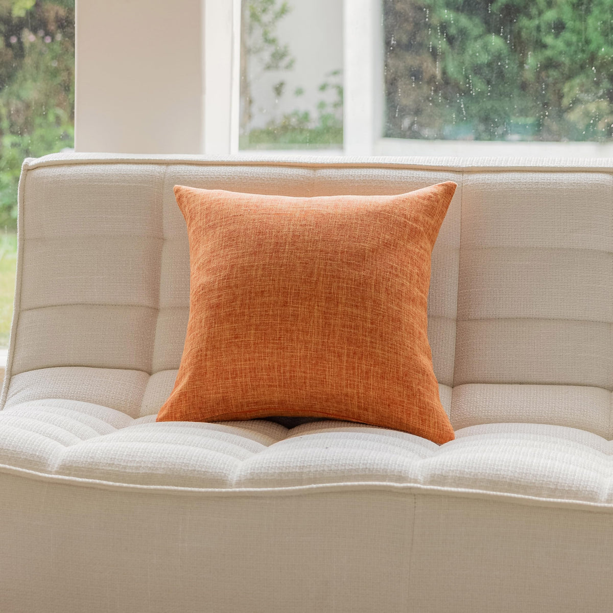 Home Brilliant Super Soft Lined Linen Cushion Covers