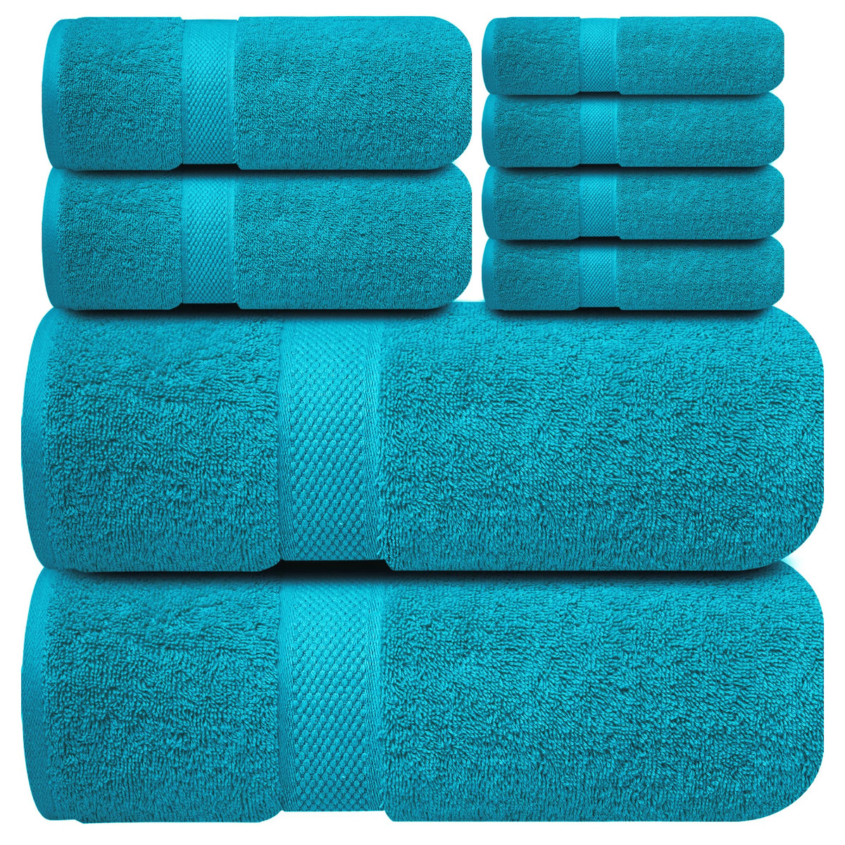 Infinitee Xclusives Ring-Spun Cotton Hand Towels, Set of 6