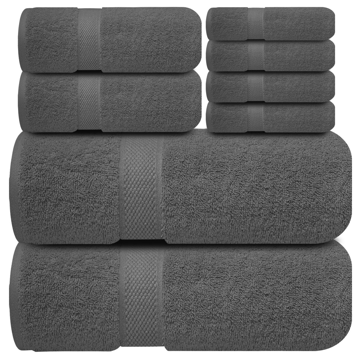 Infinitee Xclusives Ring-Spun Cotton Hand Towels, Set of 6